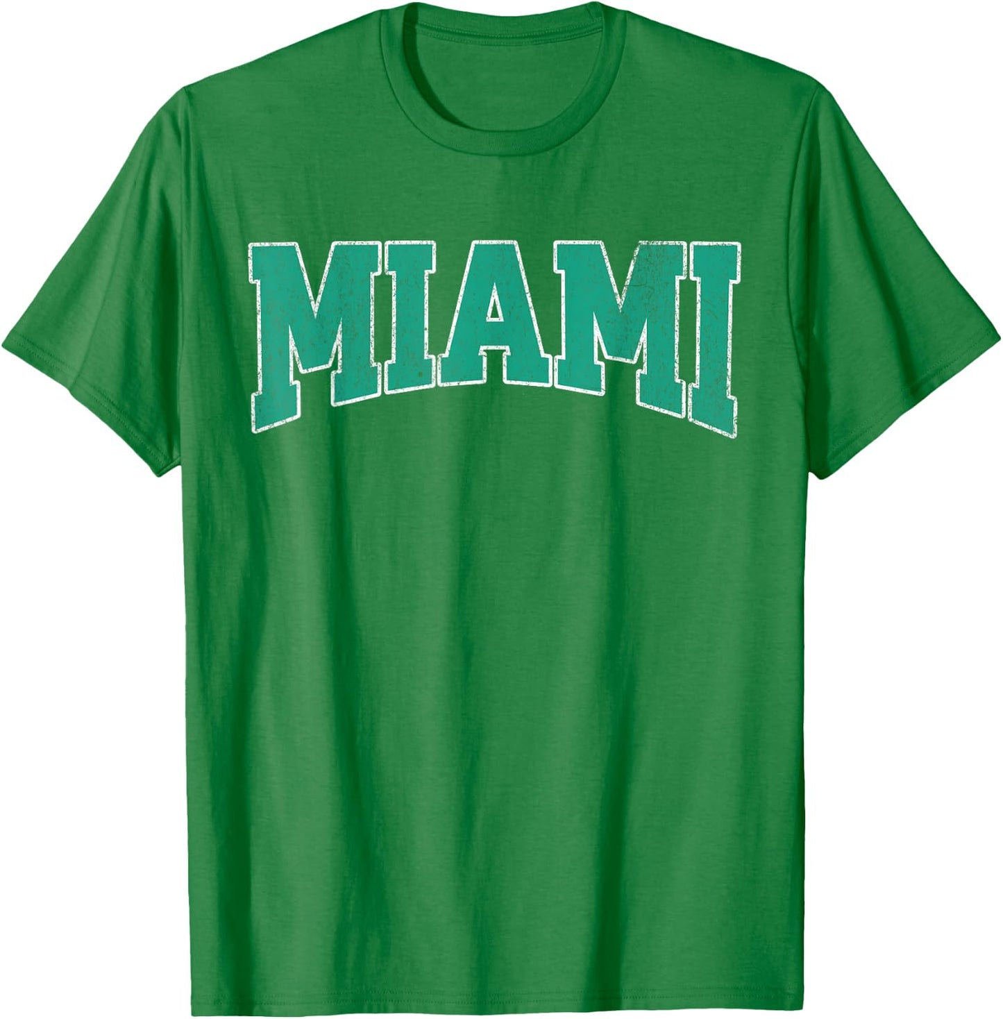 Miami Vintage City T-Shirt - T-Shirt | Irish Green