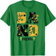 Proud Band Mom Musical Marching Band Mom Yellow and Black T-Shirt - T-Shirt | Irish Green