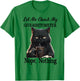 Cat Let Me Check My Giveashitometer Nope Nothing Men Women T-Shirt - T-Shirt | Irish Green