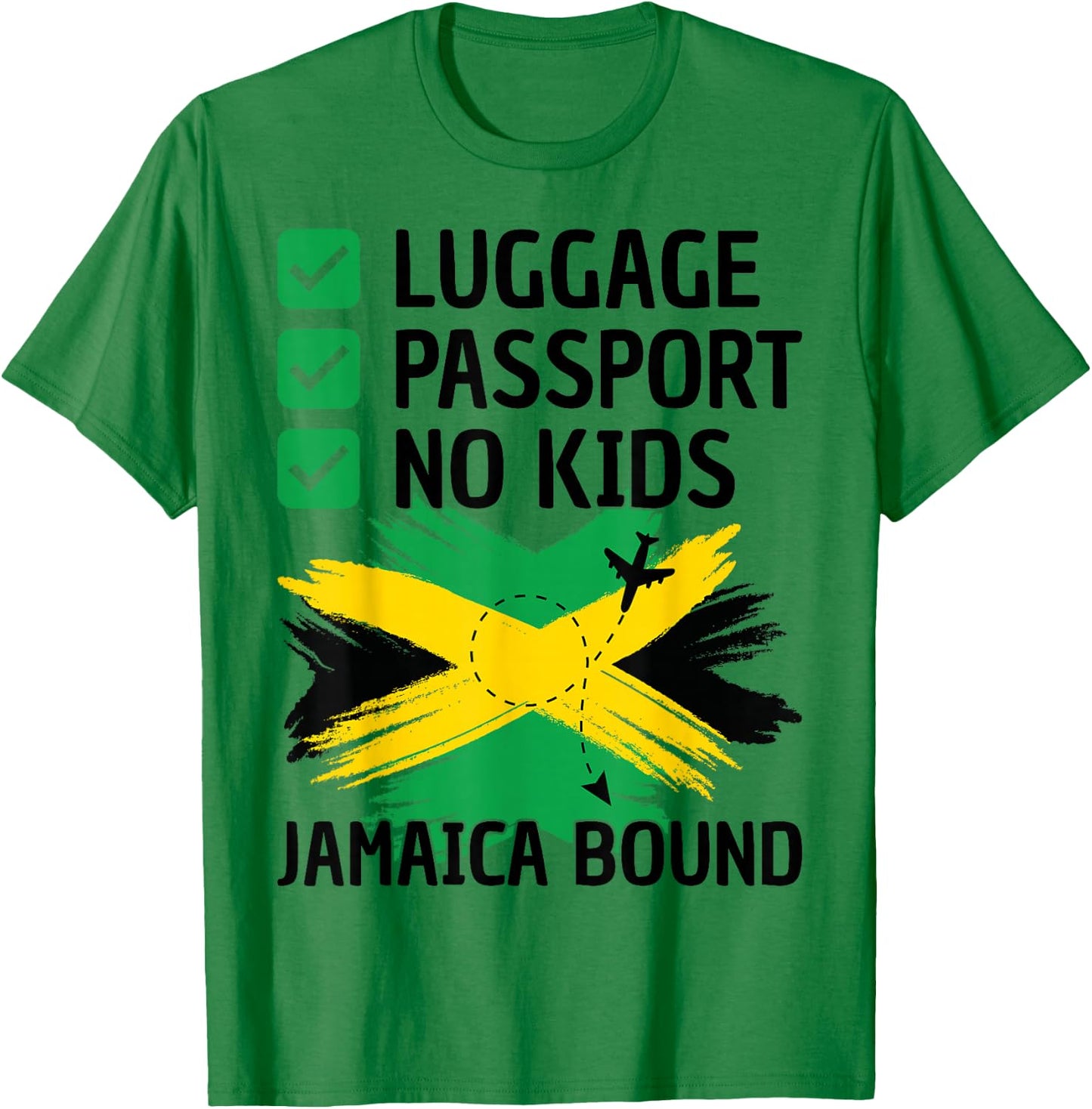 Jamaican Travel Vacation Outfit to Jamaica Men Women Jamaica Small T-Shirt - T-Shirt | Irish Green