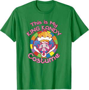 Candy Land Halloween This Is My King Kandy Costume T-Shirt - T-Shirt | Irish Green