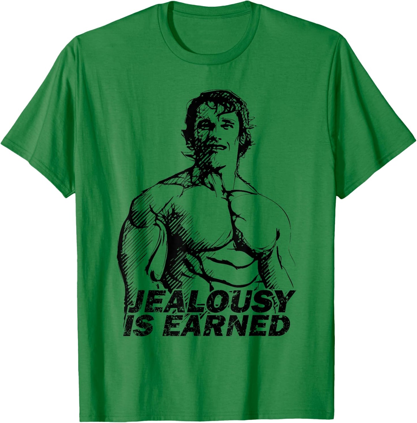 Bodybuilding Gym Inspiration Arnold Old School Golden Era T-Shirt - T-Shirt | Irish Green
