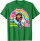 DreamWorks Gabby's Dollhouse 4th Birthday T-Shirt - T-Shirt | Irish Green