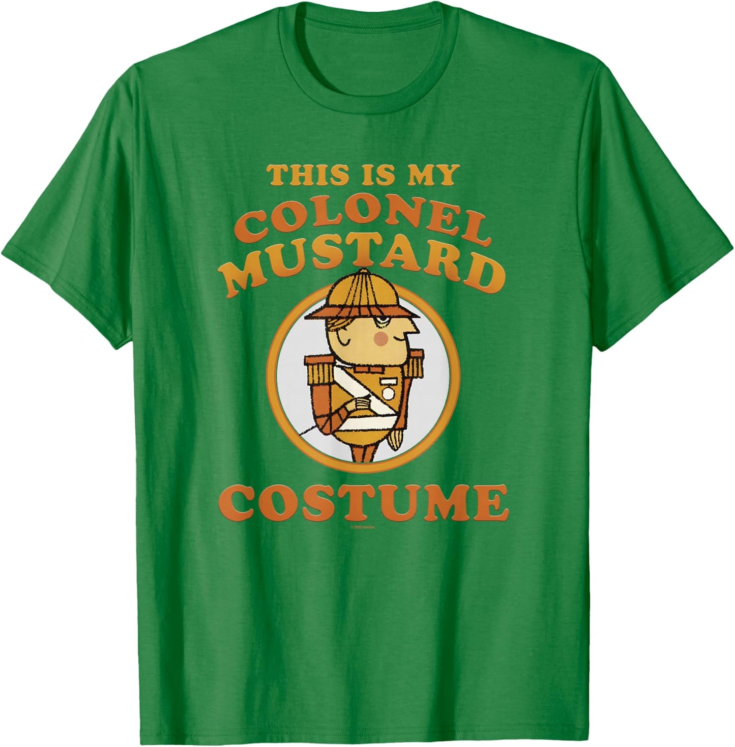 Clue This Is My Colonel Mustard Costume T-Shirt - T-Shirt | Irish Green