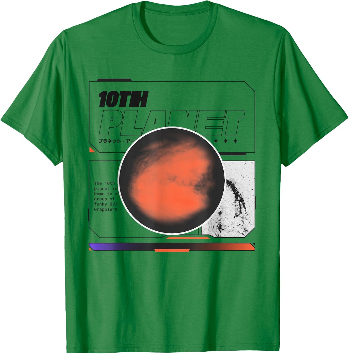 10th Planet, BJJ, Jiu-Jitsu, MMA, No-Gi, Grapple, Wrestling T-Shirt - T-Shirt | Irish Green