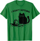 Vintage I Regret Nothing Cat T-Shirt - T-Shirt | Irish Green