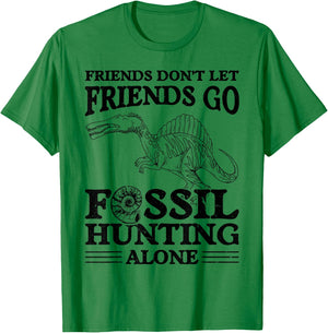 Fossiling Paleontologist Fossil Collector Fossil Hunting T-Shirt - T-Shirt | Irish Green