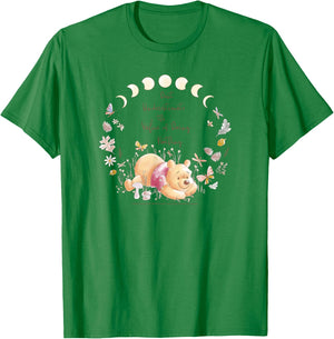 Disney Winnie The Pooh Inspirational Pooh Quote Poster Small T-Shirt - T-Shirt | Irish Green