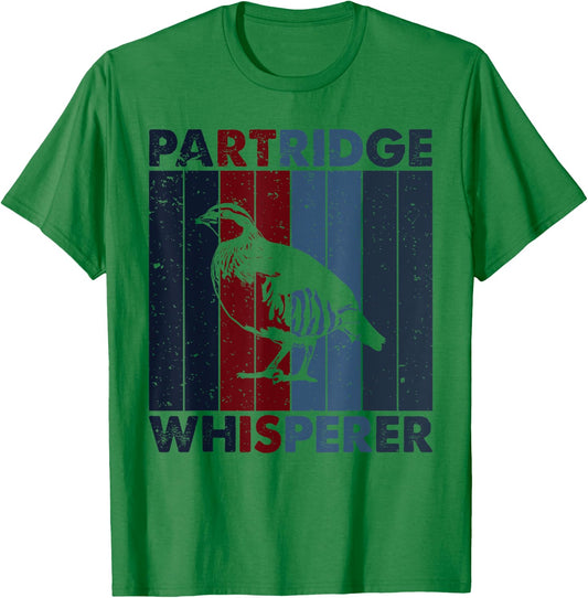 Hunting Dad Mom Whisperer - Hunter Vintage Partridge T-Shirt - T-Shirt | Irish Green
