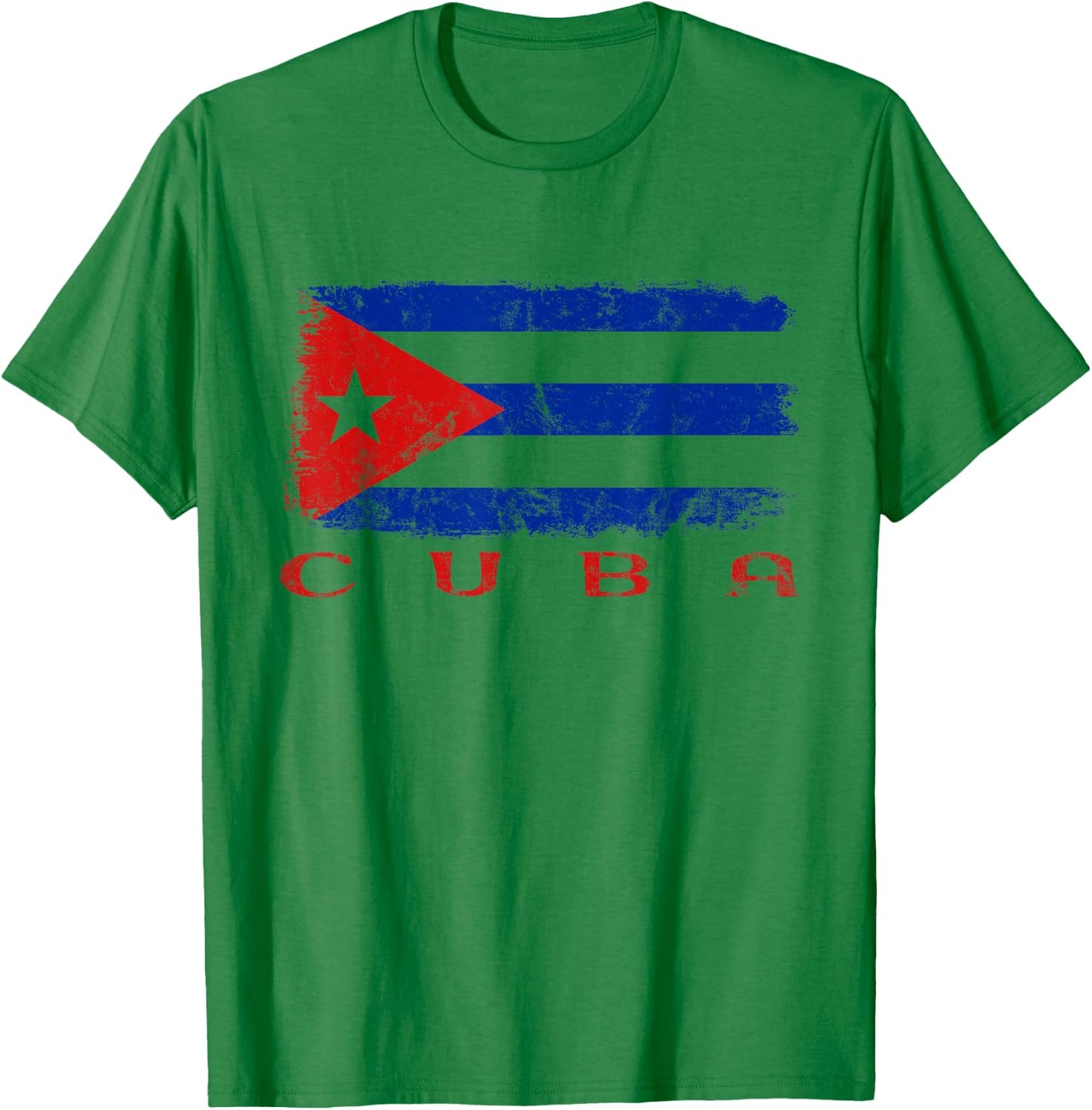 Cuba Flag, Cuba Travel, Cuba Holiday, Cuban, Cuba T-Shirt - T-Shirt | Irish Green