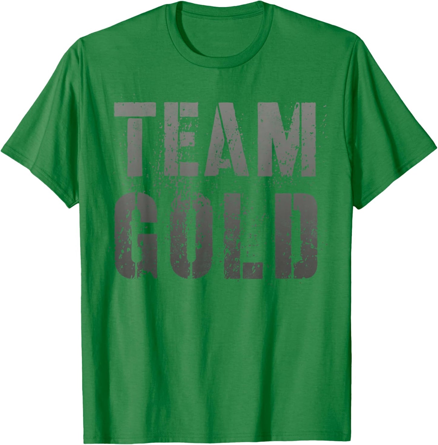 Vintage TEAM GOLD Summer Camp War Game Sports In September T-Shirt - T-Shirt | Irish Green