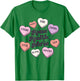 Home Health Nurse Groovy Medical Valentines Day Retro Hearts T-Shirt - T-Shirt | Irish Green