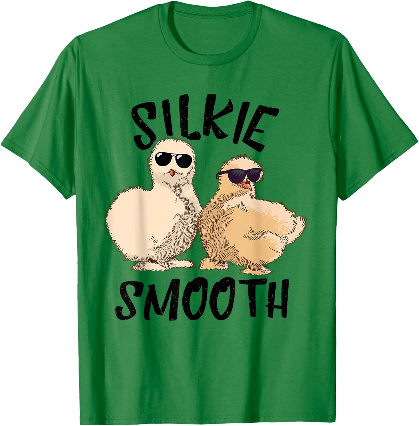 Funny Silkie Chicken Silkie Smooth Silkie Chicken Lover T-Shirt - T-Shirt | Irish Green