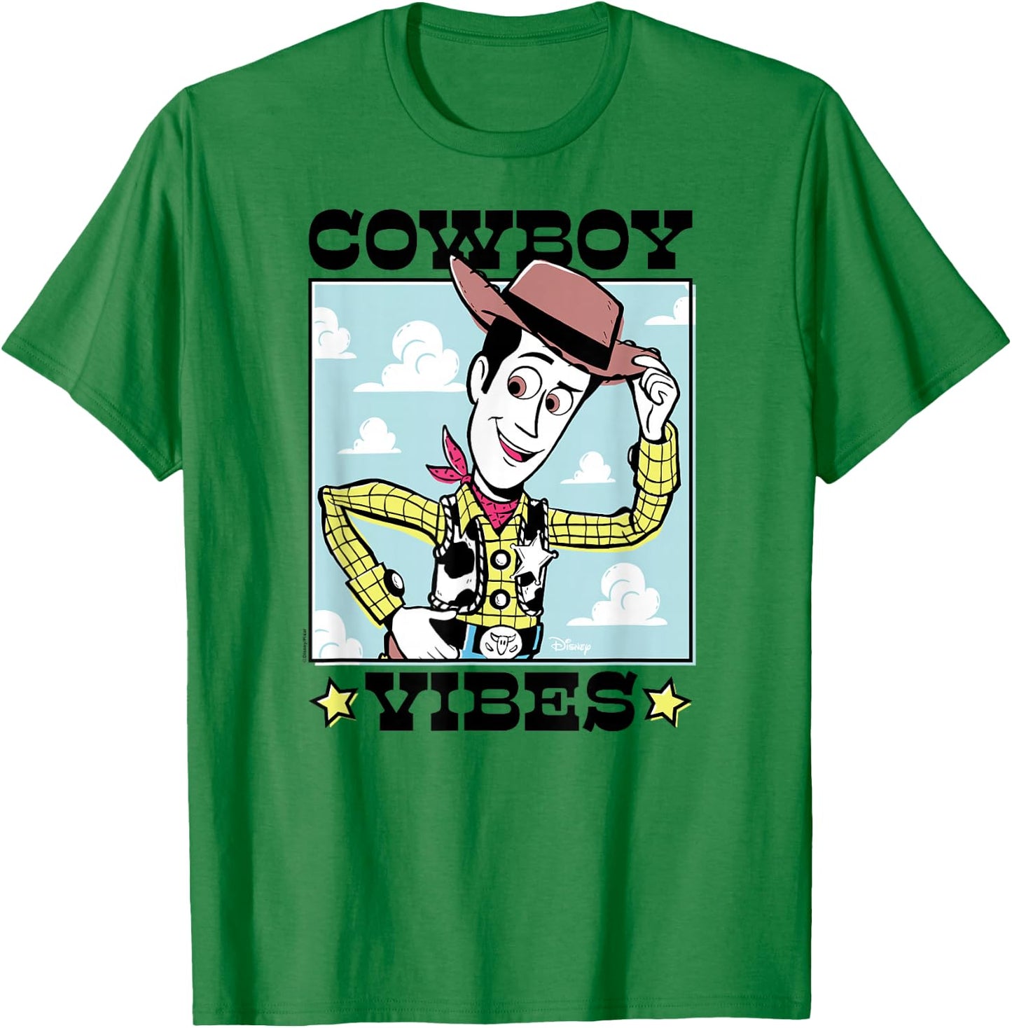Toy Story - Cowboy Vibes T-Shirt - T-Shirt | Irish Green