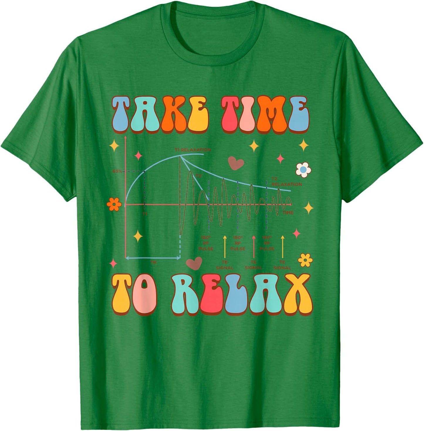 MRI Technologist Radiology Radiologist Takes Time To Relax T-Shirt - T-Shirt | Irish Green