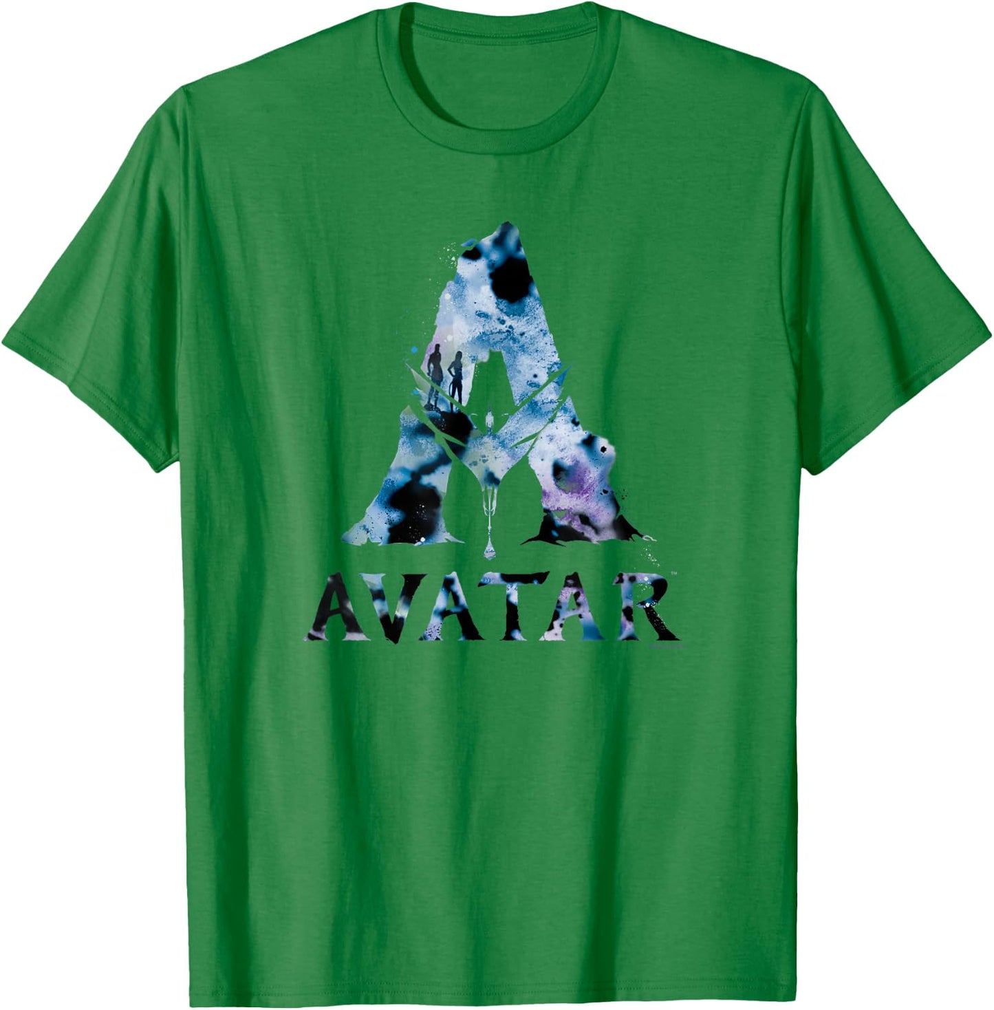 Avatar Banshee A Logo with Jake Sully and Na’vi Neytiri T-Shirt - T-Shirt | Irish Green
