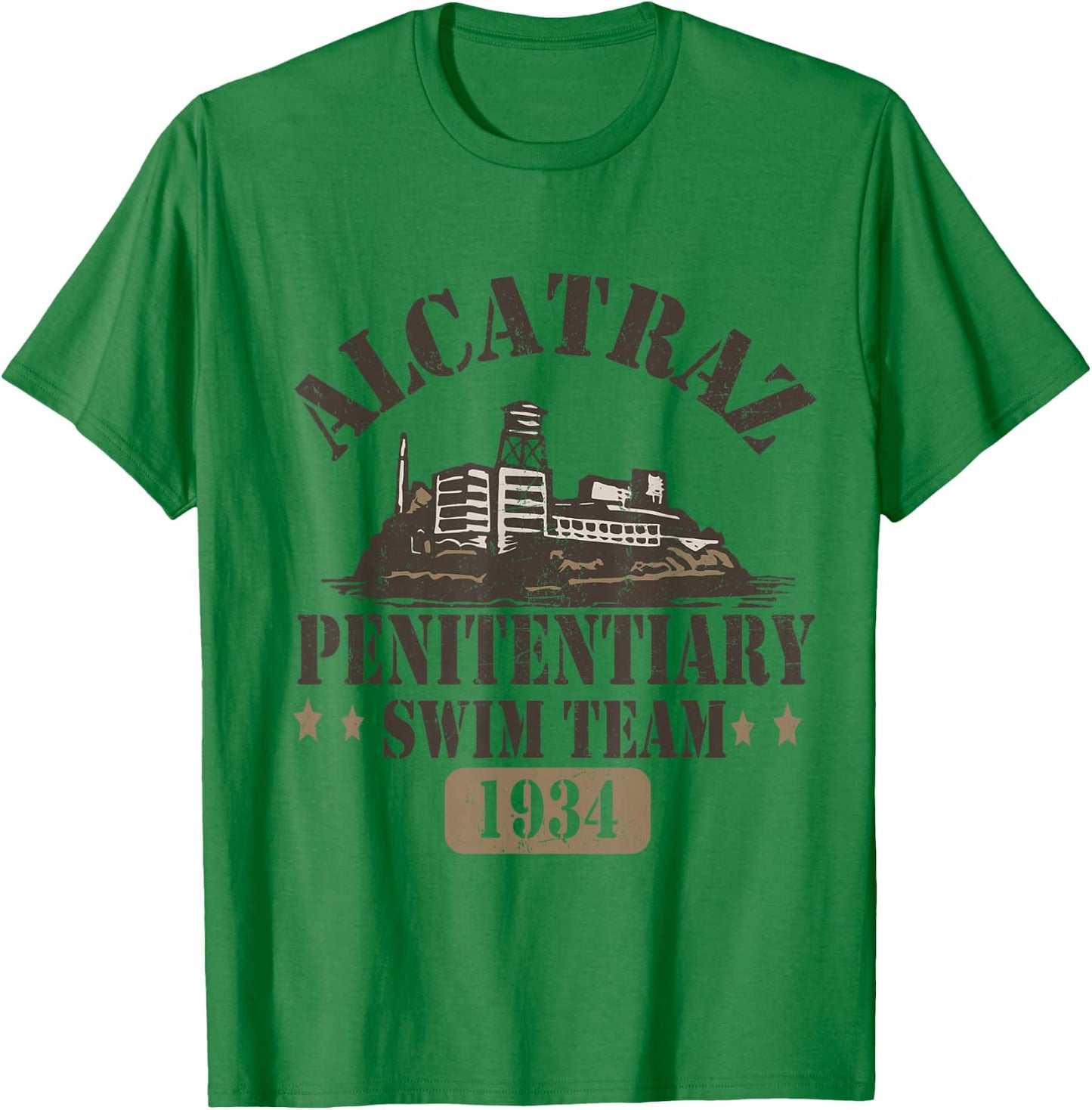 san francisco alcatraz Swim Team from 1934 T-Shirt - T-Shirt | Irish Green