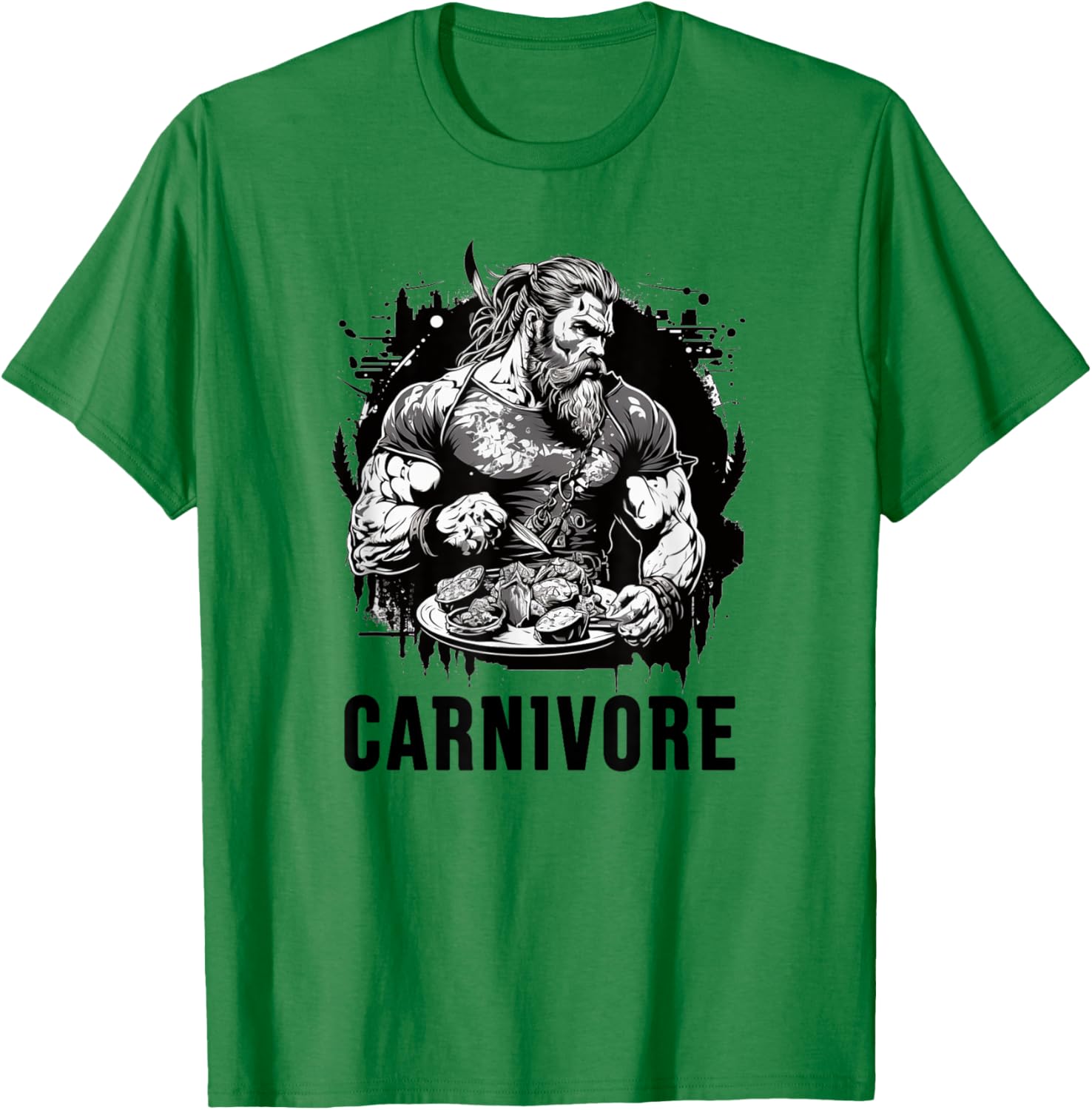 Modern Viking Carnivore T-Shirt - T-Shirt | Irish Green