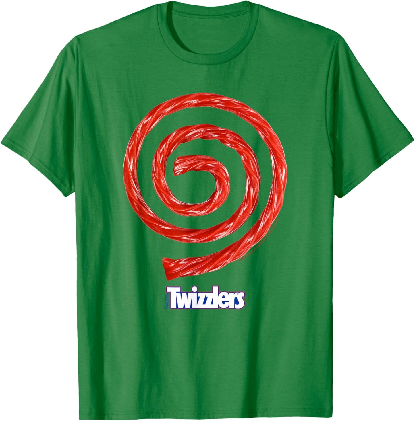 Twizzlers Spiral Amazing Candy Official Logo T-Shirt - T-Shirt | Irish Green