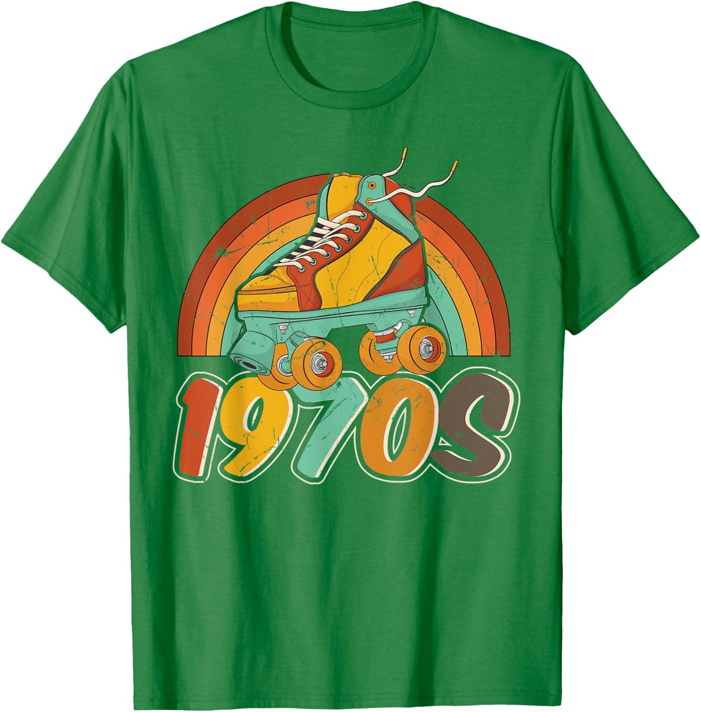 1970's Keep Rolling Funny Toodlers Best Skating Love T-Shirt - T-Shirt | Irish Green
