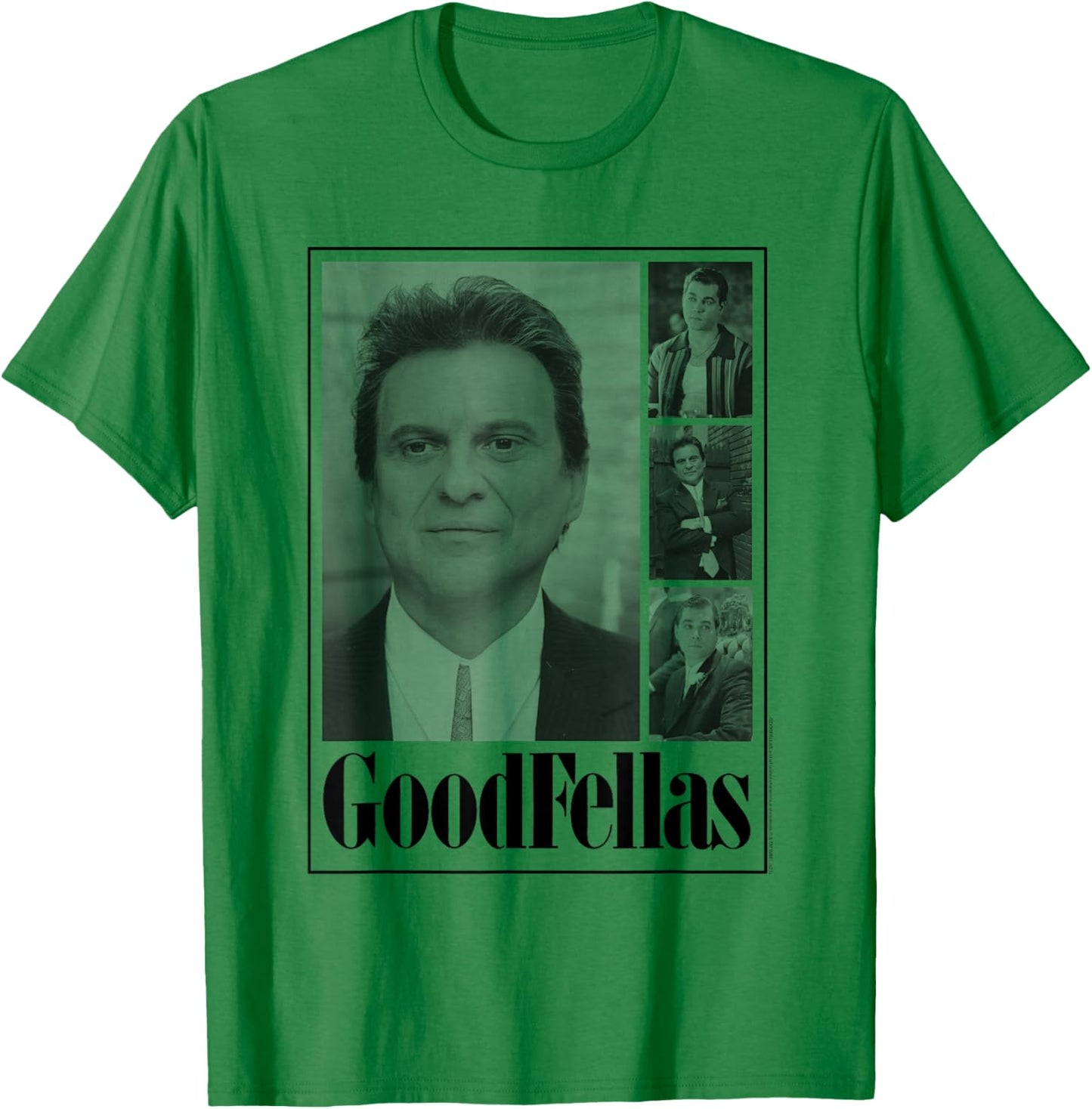 Goodfellas Four Block Photos Frame T-Shirt - T-Shirt | Irish Green