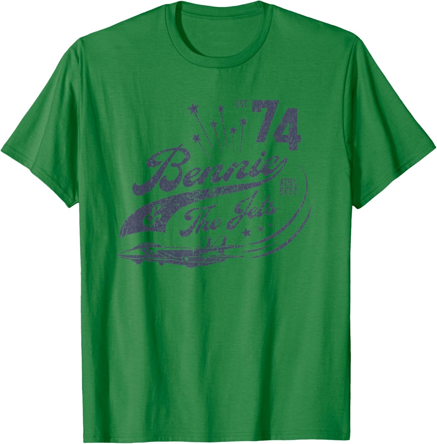 Official Elton John Bennie & The Jets T-Shirt - T-Shirt | Irish Green