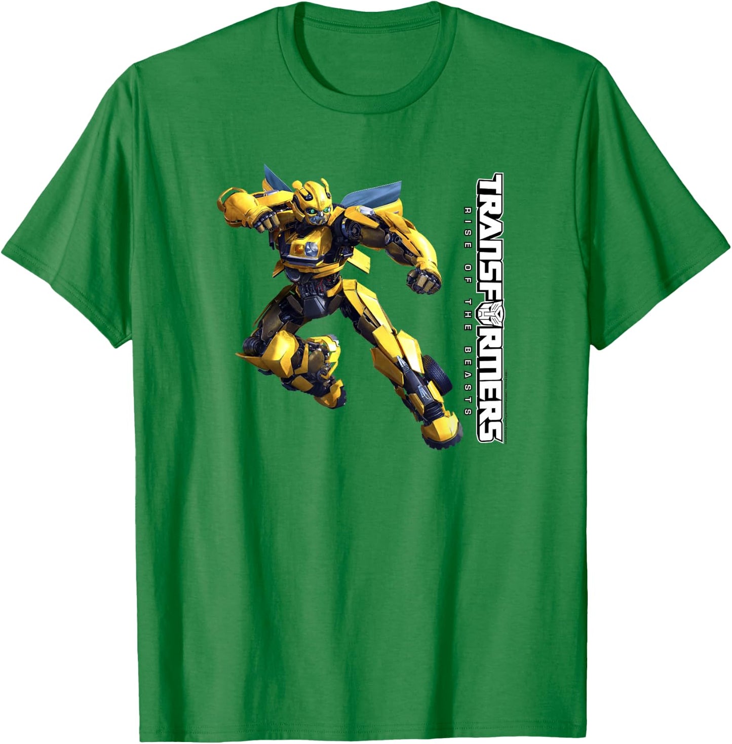 Transformers: Rise of The Beasts Bumblebee Full Body T-Shirt - T-Shirt | Irish Green