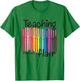 Teaching With Flair Preschool Teacher First Day Of School Women Girls Kids T-Shirt - T-Shirt | Irish Green