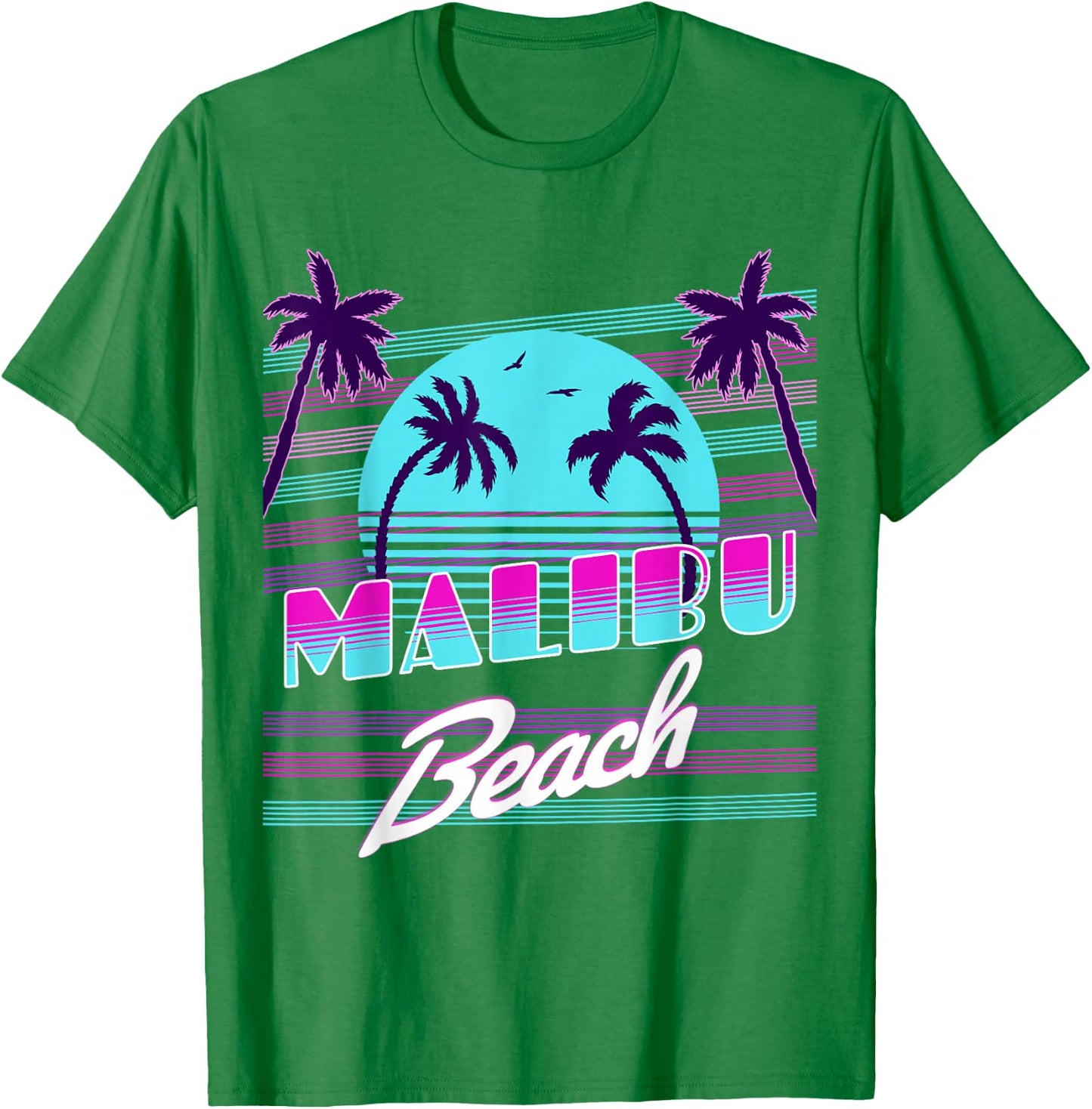 Malibu California T-Shirt - T-Shirt | Irish Green
