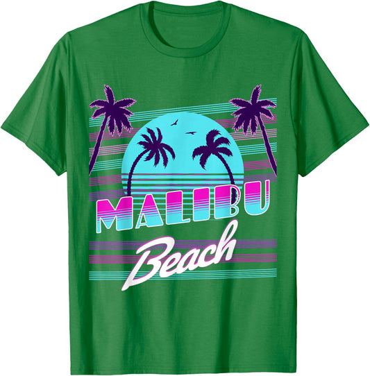 Malibu California T-Shirt - T-Shirt | Irish Green