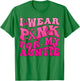 I-Wear-Pink-For-My Auntie Breast Cancer Awareness For aunt T-Shirt - T-Shirt | Irish Green