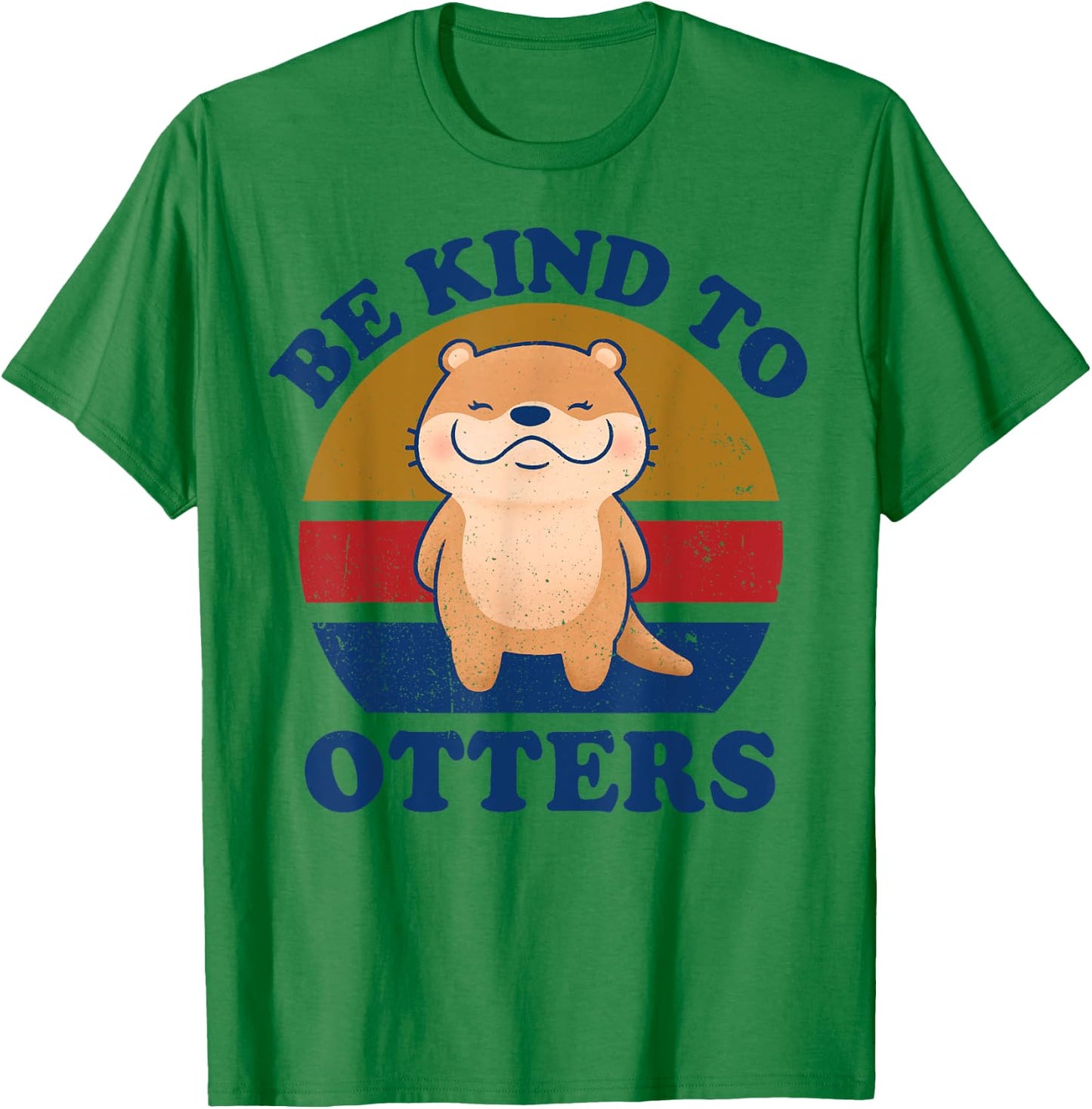 Otter-Shirt Be Kind To Otters Women Kids Toddler Boys Girls T-Shirt - T-Shirt | Irish Green