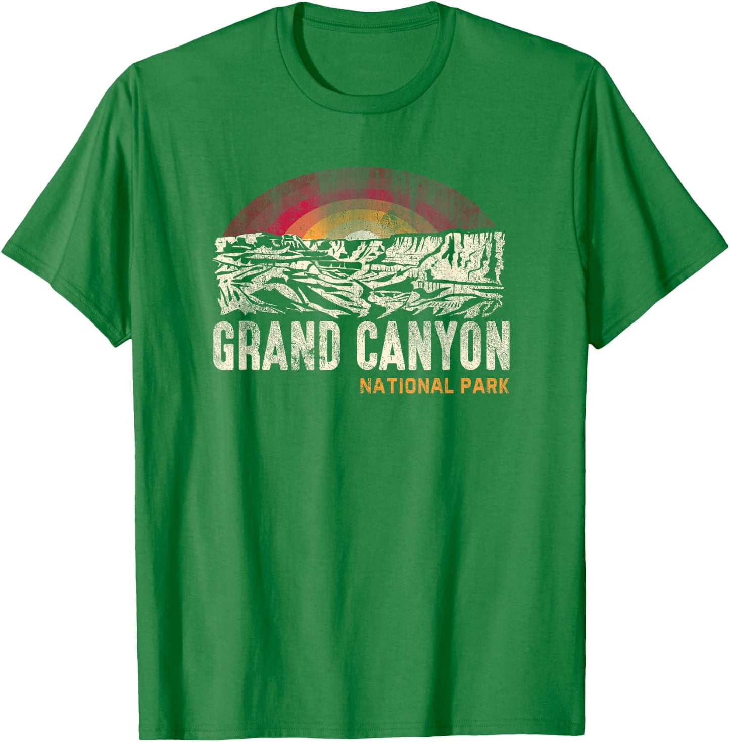 Grand Canyon National Park Vintage T-Shirt - T-Shirt | Irish Green