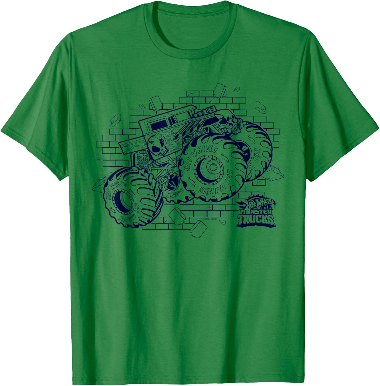 Hot Wheels - Bone Shaker Monster Truck T-Shirt - T-Shirt | Irish Green