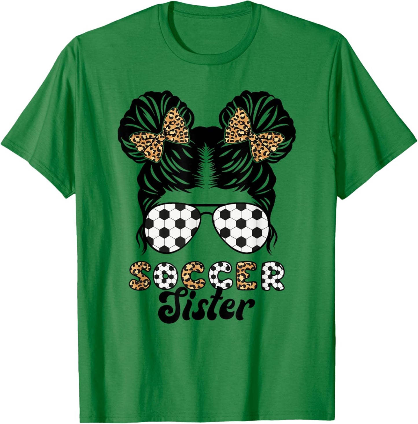 Soccer Sister Of A Soccer Player Proud Soccer Sis T-Shirt - T-Shirt | Irish Green