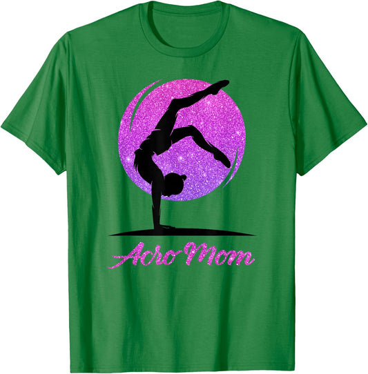 Love Acro Yoga, Acro Dance, Acro Dancer Mom Mother T-Shirt - T-Shirt | Irish Green