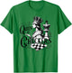 Queen of Checkers inspired by modern art T-Shirt - T-Shirt | Irish Green
