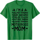 I'm A Motocross Mom Motocross Rider Mother Moto Mom T-Shirt - T-Shirt | Irish Green