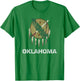 State Flag of Oklahoma T-Shirt - T-Shirt | Irish Green