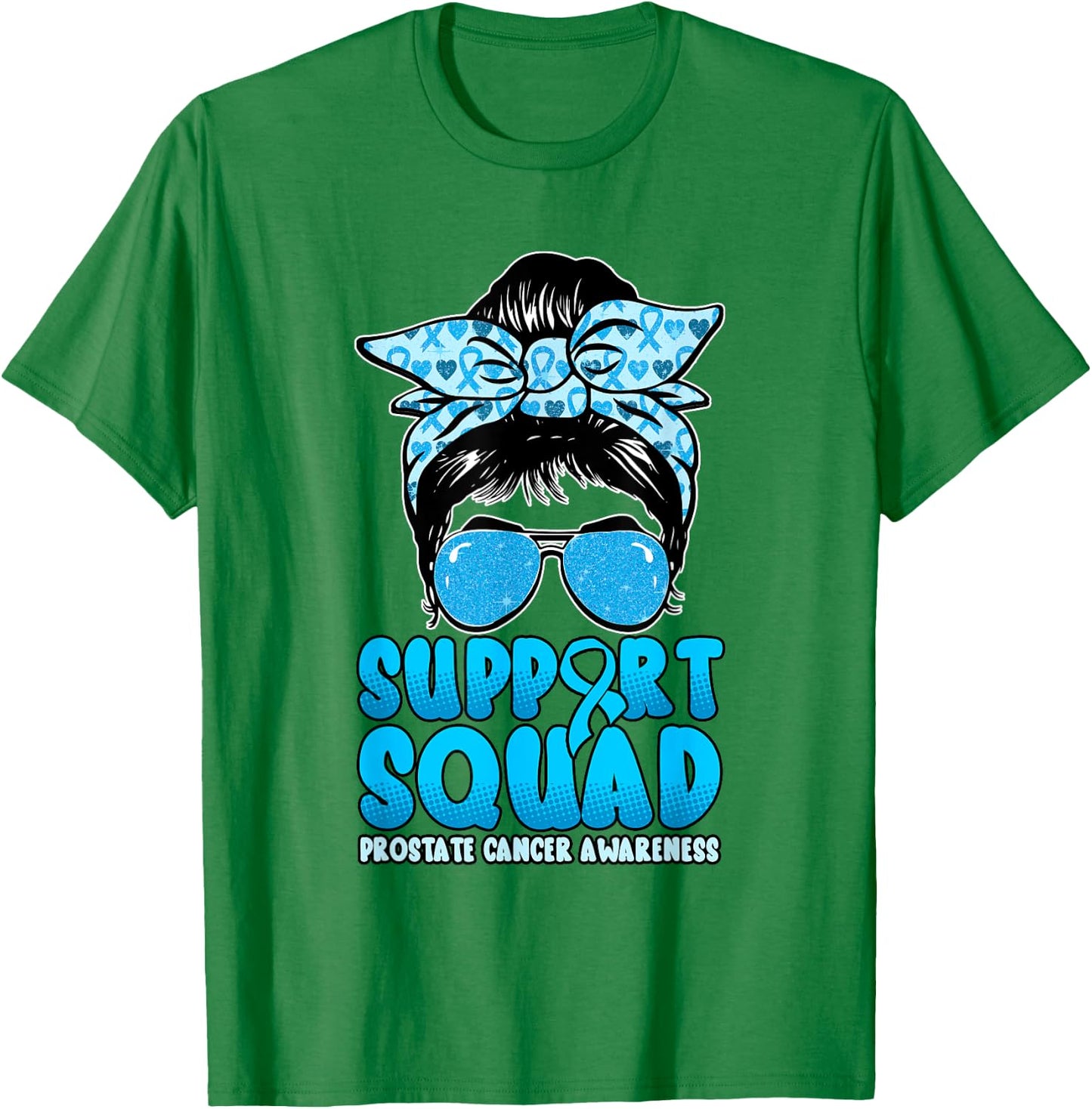 Support Squad Prostate Cancer Awareness T-Shirt - T-Shirt | Irish Green