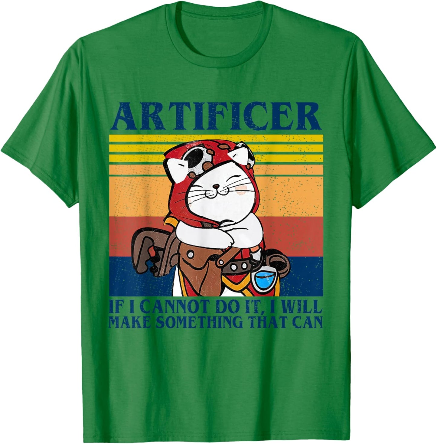 Roleplaying Dice Gamer Dragon Artificer Make Something Can T-Shirt - T-Shirt | Irish Green