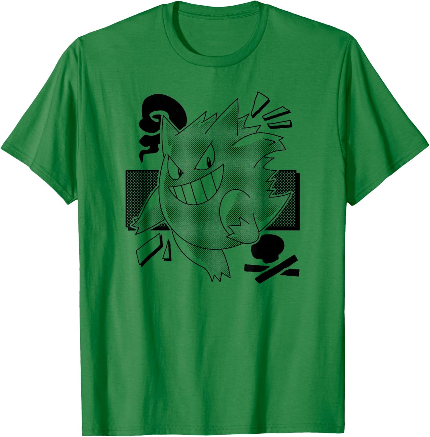 Pokémon - Gengar Manga T-Shirt - T-Shirt | Irish Green