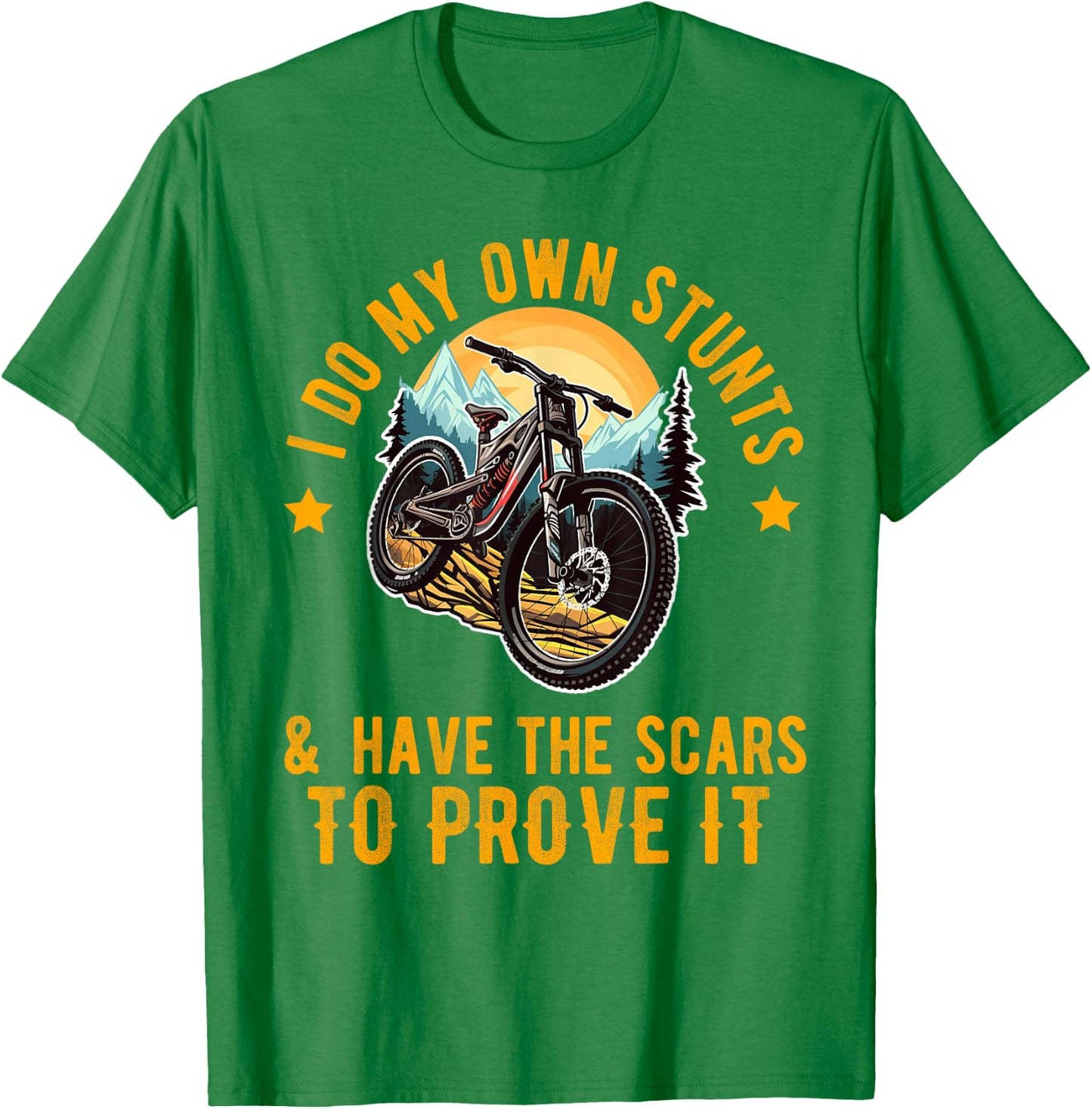 Mountain Bike For Boys Funny MTB Biking Lover T-Shirt - T-Shirt | Irish Green