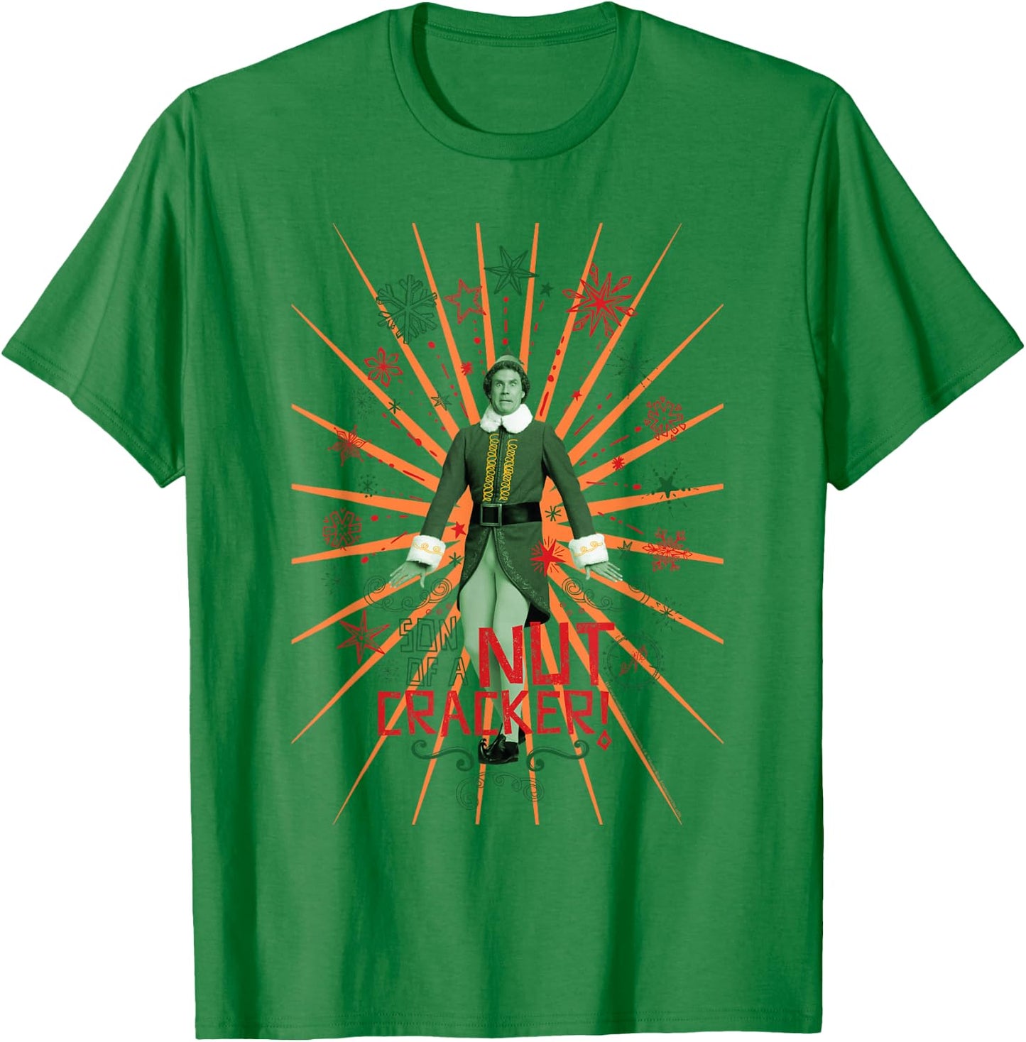 Elf Movie Son of a Nutcracker! T-Shirt - T-Shirt | Irish Green