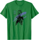 Star Wars: Ahsoka Inked Sketch Blue Paint Smear T-Shirt - T-Shirt | Irish Green