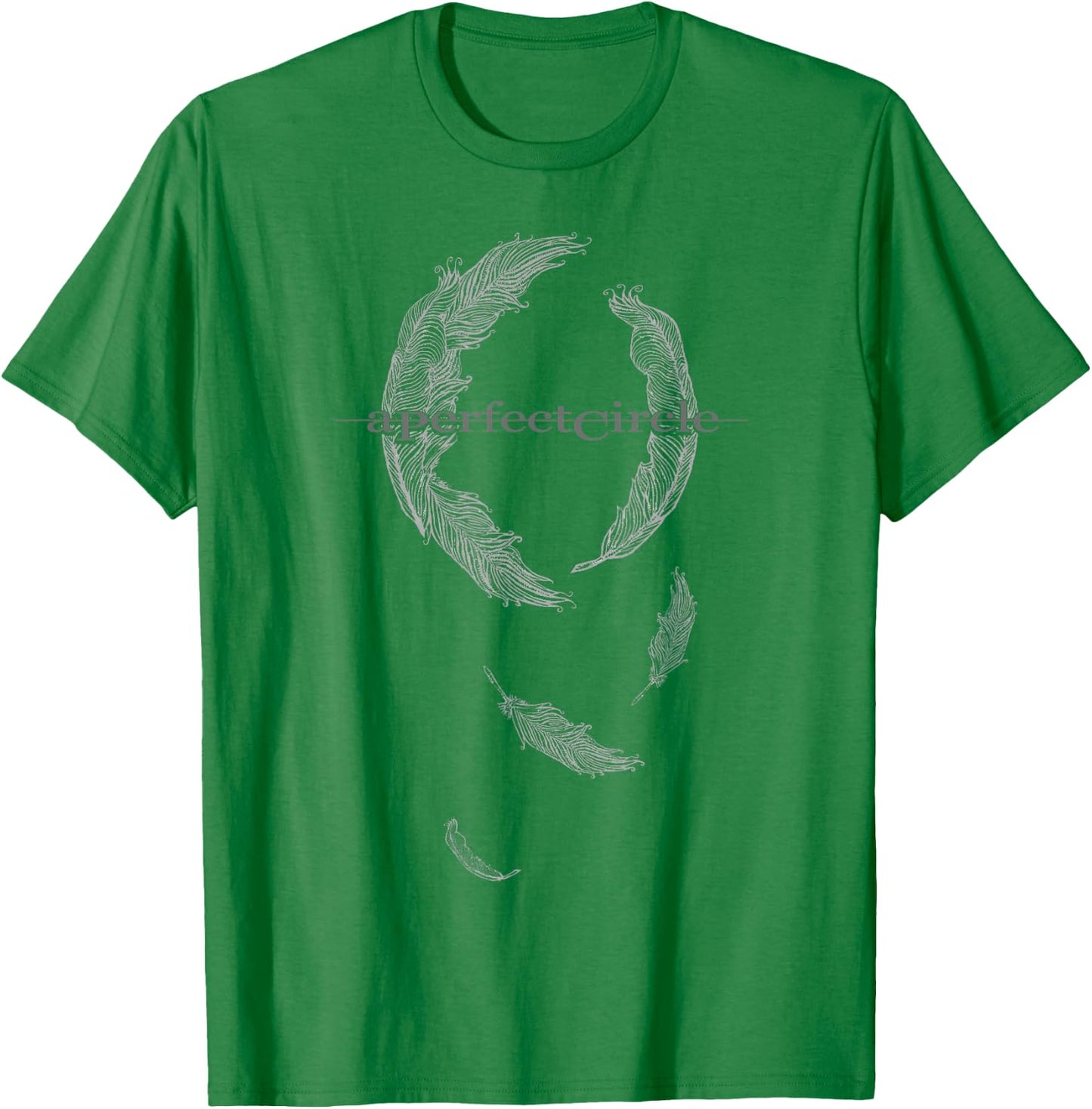 A Perfect Circle – Feathers T-Shirt - T-Shirt | Irish Green