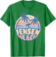 Jensen Florida Beach Surf Summer Vacation Vintage T-Shirt - T-Shirt | Irish Green