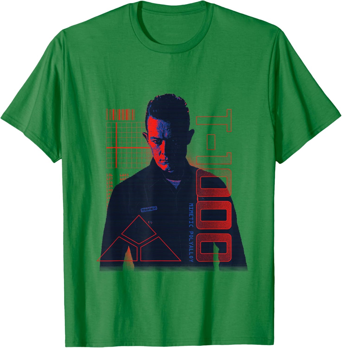 Terminator 2 Judgement Day T 1000 T-Shirt - T-Shirt | Irish Green