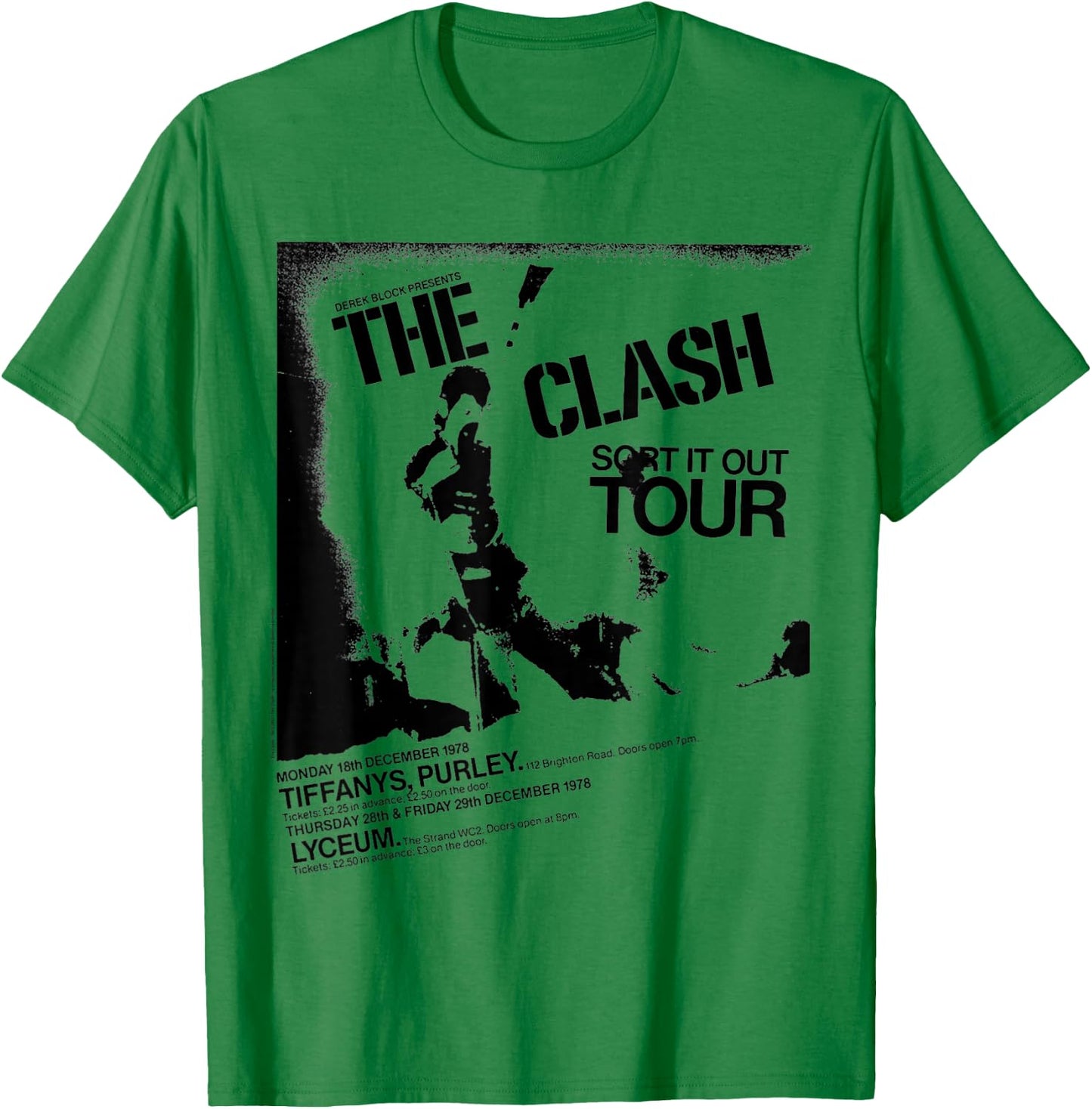 The Clash - Sort It Out Tour T-Shirt - T-Shirt | Irish Green