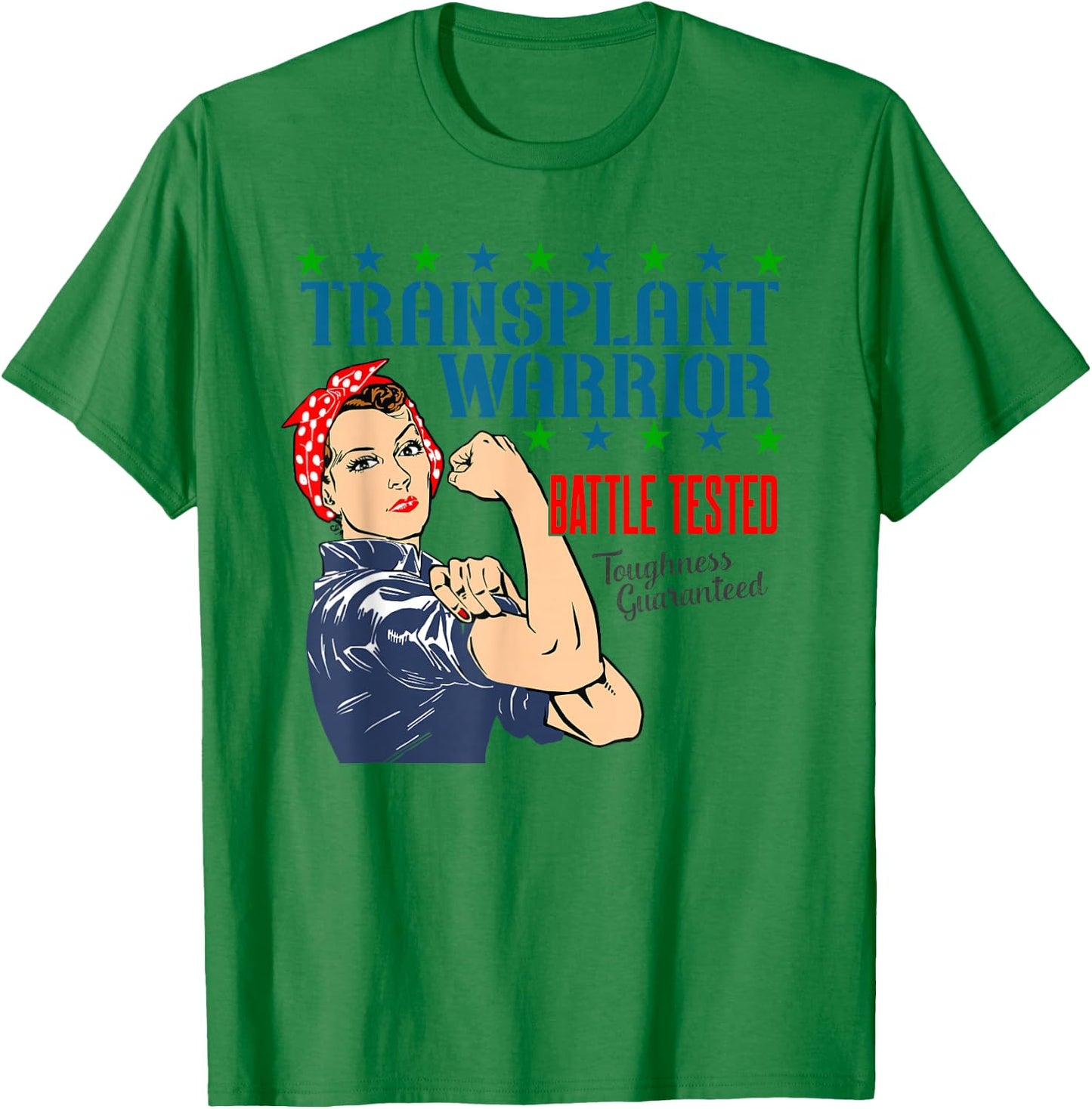 Transplant Warrior a Vintage Women's Transplant Recipient T-Shirt - T-Shirt | Irish Green